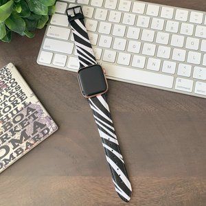 Zebra Pattern Apple Watch Band